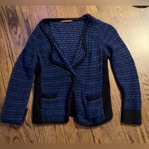 French Sweater-Coat with Snap Closure